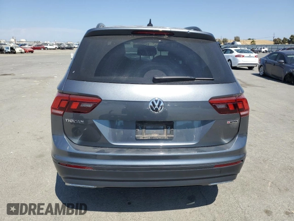 2021 Volkswagen Tiguan S with VIN 3VV0B7AX8MM010519, listed as a Copart auction lot 59809805 with 53,595 mi miles and Salvage title. Bid and sale history available at DreamBid. Image 6.