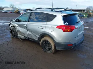 2015 Toyota RAV4 LE with VIN JTMBFREV3FJ039331, listed as a IAAI auction lot 41650536 with 155,127 mi miles. Bid and sale history available at carsss.com. Image 3.