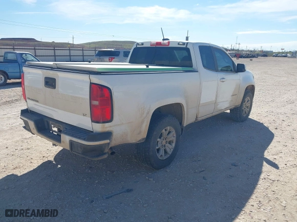 2022 Chevrolet Colorado 2WD LT with VIN 1GCHSCEA3N1118240, listed as a IAAI auction lot 41699143 with 109,823 mi miles. Bid and sale history available at carsss.com. Image 4.