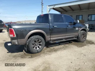 2018 Ram 1500 Longhorn with VIN 1C6RR7PT3JS104632, listed as a Copart auction lot 47736645 with 49,588 mi miles and Salvage title. Bid and sale history available at DreamBid. Image 3.