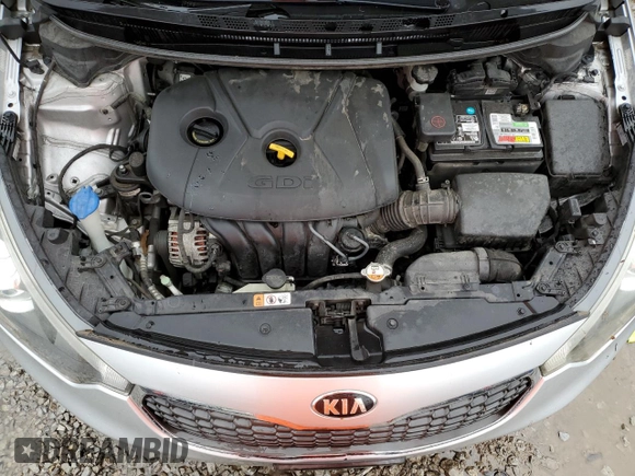 2016 Kia Forte EX z VIN KNAFZ4A87G5550317, wystawiony jako Copart lot #52009755 z przebiegiem 107 404 mil mil oraz Nie do naprawy • Non repairable. Historia ofert i sprzedaży dostępna na DreamBid. Obrazek 11.