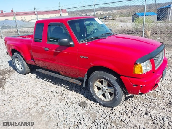 2003 Ford Ranger XL Fleet with VIN 1FTZR45E93PB40343, listed as a IAAI auction lot 42074328 with 0 mi miles. Bid and sale history available at carsss.com. Image 1.