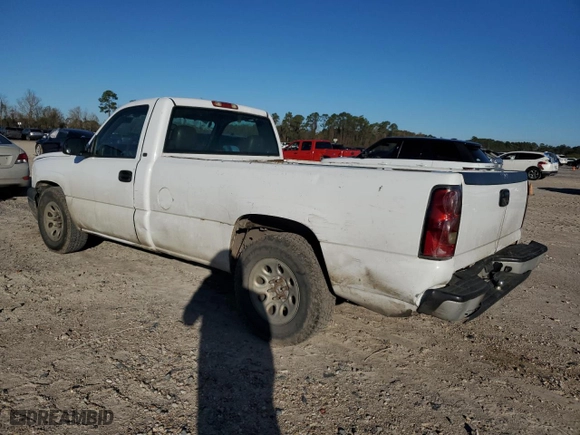 2005 Chevrolet Silverado 1500 Work Truck with VIN 1GCEC14X05Z152177, listed as a Copart auction lot 86987454 with 0 mi miles and Salvage Title. Bid and sale history available at carsss.com. Image 2.