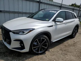 2023 Infiniti QX50 Sport with VIN 3PCAJ5FA4PF121110, listed as a Copart auction lot 65622154 with 9,708 mi miles and Salvage title. Bid and sale history available at DreamBid. Image 1.