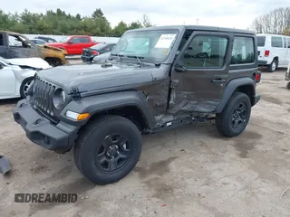 2022 Jeep Wrangler Willys Sport with VIN 1C4GJXAN8NW223101, listed as a IAAI auction lot 42145620 with 42,831 mi miles and . Bid and sale history available at DreamBid. Image 18.