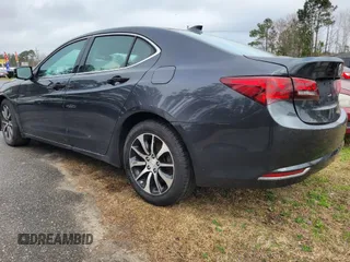 2015 Acura TLX V6 Tech with VIN 19UUB3F56FA007829, listed as a IAAI auction lot 41746939 with 158,244 mi miles. Bid and sale history available at carsss.com. Image 3.