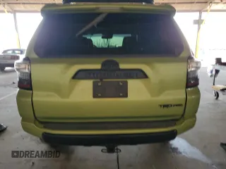 2022 Toyota 4Runner TRD Pro with VIN JTELU5JR6N5980836, listed as a Copart auction lot 63045125 with 52,714 mi miles and Salvage title. Bid and sale history available at DreamBid. Image 6.
