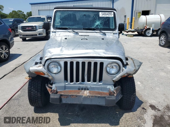 2004 Jeep Wrangler X with VIN 1J4FA39S74P763492, listed as a Copart auction lot 54664095 with 168,493 mi miles and Salvage Title. Bid and sale history available at DreamBid. Image 5.