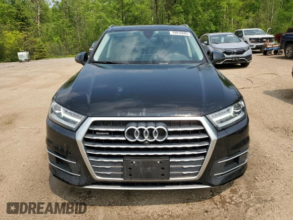 2019 Audi Q7 Premium Plus with VIN WA1LHAF74KD037106, listed as a Copart auction lot 59016685 with 85,467 mi miles and Salvage title. Bid and sale history available at DreamBid. Image 5.