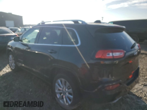 2016 Jeep Cherokee Overland with VIN 1C4PJLJS0GW315563, listed as a Copart auction lot 46189145 with 109,773 mi miles and Salvage title. Bid and sale history available at DreamBid. Image 2.
