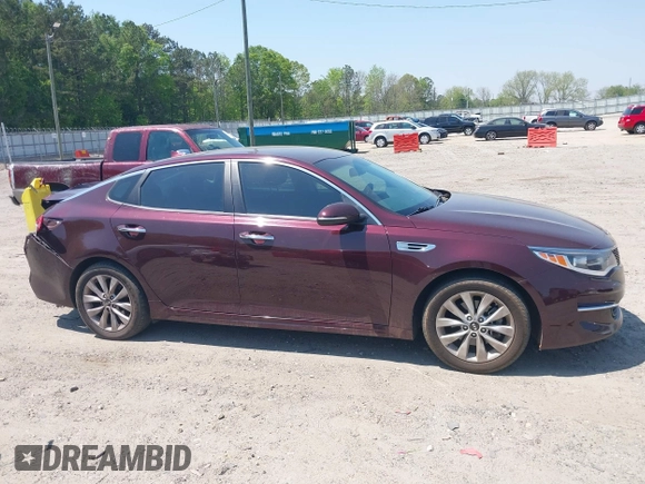 2018 Kia Optima LX with VIN 5XXGT4L39JG259153, listed as a IAAI auction lot 42076003 with 191,321 mi miles and . Bid and sale history available at DreamBid. Image 13.