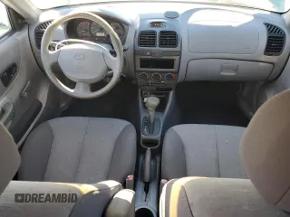 2003 Hyundai Accent GL with VIN KMHCG45C63U430403, listed as a Copart auction lot 86430724 with 74,200 mi miles and Salvage Title. Bid and sale history available at carsss.com. Image 8.