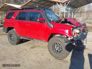 2019 Toyota 4Runner SR5 with VIN JTEBU5JR8K5615811, listed as a IAAI auction lot 41152252 with 96,449 mi miles. Bid and sale history available at carsss.com. Image 1.