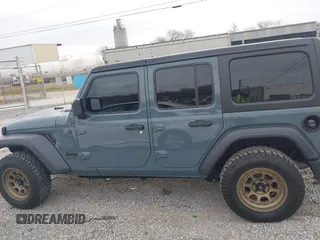 2024 Jeep Wrangler Sport S with VIN 1C4PJXDG3RW259023, listed as a IAAI auction lot 41783151 with 23,152 mi miles. Bid and sale history available at carsss.com. Image 14.
