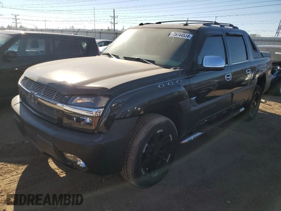 2005 Chevrolet Avalanche Z71 with VIN 3GNEK12Z95G259260, listed as a Copart auction lot 75744534 with 199,811 mi miles and Salvage Title. Bid and sale history available at DreamBid. Image 1.