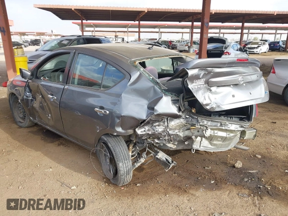 2016 Nissan Versa SV with VIN 3N1CN7AP3GL871543, listed as a IAAI auction lot 41425414 with Not Provided miles. Bid and sale history available at carsss.com. Image 3.