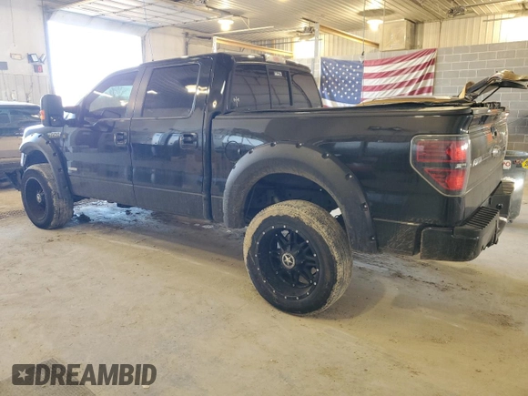 2014 Ford F-150 XL with VIN 1FTFW1ET3EFA61011, listed as a Copart auction lot 46049315 with 169,089 mi miles and Salvage Title. Bid and sale history available at carsss.com. Image 2.