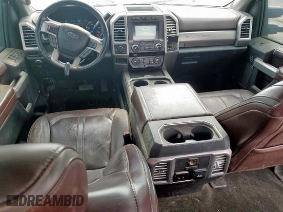 2017 Ford F-250 Lariat with VIN 1FT7W2BT7HEE41901, listed as a Copart auction lot 55635425 with 233,769 mi miles and Salvage title. Bid and sale history available at DreamBid. Image 8.