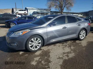 2012 Hyundai Azera with VIN KMHFG4JG4CA183714, listed as a Copart auction lot 48226105 with 120,700 mi miles and Salvage Title. Bid and sale history available at carsss.com. Image 1.