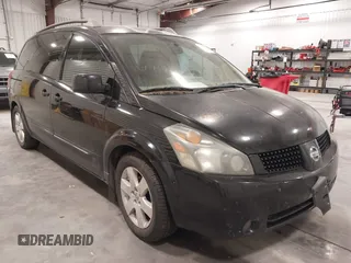 2006 Nissan Quest S Special Edition with VIN 5N1BV28U96N126961, listed as a IAAI auction lot 41824971 with 188,399 mi miles. Bid and sale history available at carsss.com. Image 1.