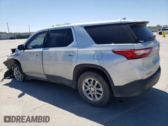 2020 Chevrolet Traverse LS with VIN 1GNERFKW4LJ297991, listed as a Copart auction lot 50043035 with 108,189 mi miles and Salvage Title. Bid and sale history available at carsss.com. Image 2.