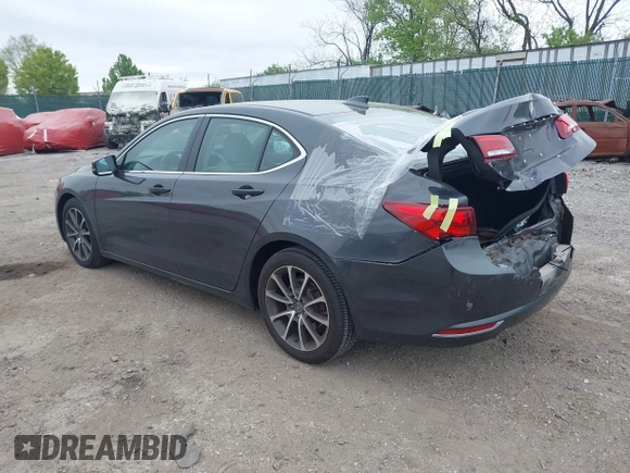2016 Acura TLX V6 with VIN 19UUB2F38GA002139, listed as a IAAI auction lot 42085211 with 117,745 mi miles. Bid and sale history available at carsss.com. Image 3.