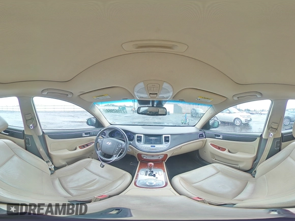 2013 Hyundai Genesis 3.8L with VIN KMHGC4DD6DU220845, listed as a Copart auction lot 71962964 with 106,762 mi miles and Salvage Title. Bid and sale history available at carsss.com. Image 13.