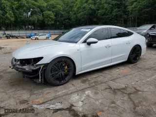 2019 Audi A7 Premium Plus with VIN WAUU2AF2XKN051406, listed as a Copart auction lot 55509024 with 49,844 mi miles and Salvage Title. Bid and sale history available at carsss.com. Image 1.