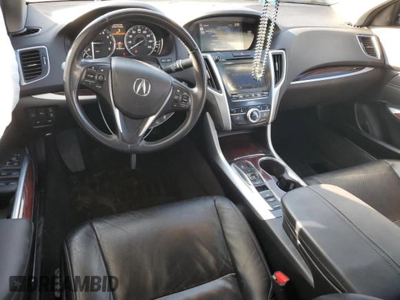2016 Acura TLX V6 Advance with VIN 19UUB3F72GA000072, listed as a Copart auction lot 43923735 with 107,304 mi miles and Salvage Title. Bid and sale history available at carsss.com. Image 8.
