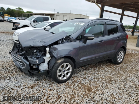 2019 Ford EcoSport SE with VIN MAJ3S2GE9KC253281, listed as a Copart auction lot 52141625 with 87,151 mi miles and Salvage Title. Bid and sale history available at DreamBid. Image 1.