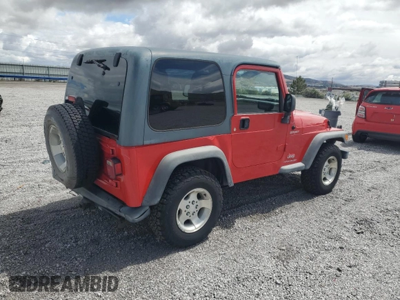 2003 Jeep Wrangler Sport with VIN 1J4FA49S83P369892, listed as a Copart auction lot 56536745 with 182,535 mi miles and Salvage title. Bid and sale history available at DreamBid. Image 3.