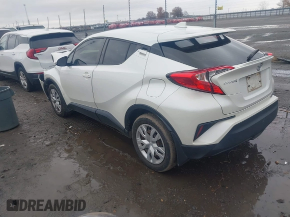 2021 Toyota C-HR LE with VIN JTNKHMBX2M1110644, listed as a IAAI auction lot 41115935 with 75,413 mi miles. Bid and sale history available at carsss.com. Image 3.