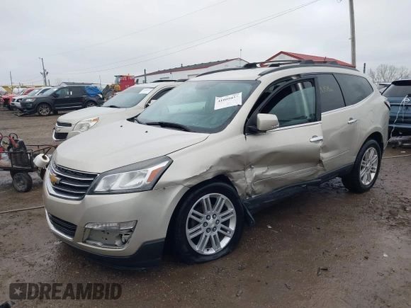 2015 Chevrolet Traverse LT with VIN 1GNKRGKDXFJ241842, listed as a IAAI auction lot 41009812 with 149,158 mi miles. Bid and sale history available at carsss.com. Image 17.