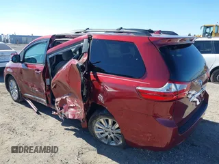 2015 Toyota Sienna Ltd with VIN 5TDDK3DC3FS112783, listed as a IAAI auction lot 41435212 with 62,793 mi miles. Bid and sale history available at carsss.com. Image 3.