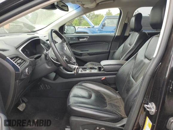 2019 Ford Edge Titanium with VIN 2FMPK4K93KBB42822, listed as a Copart auction lot 57308545 with 102,252 mi miles and Salvage title. Bid and sale history available at DreamBid. Image 7.