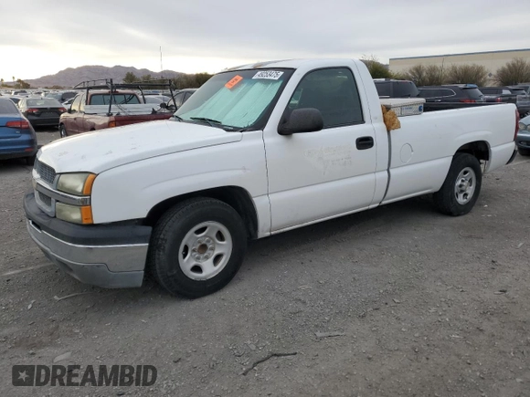 2003 Chevrolet Silverado 1500 with VIN 1GCEC14X63Z179722, listed as a Copart auction lot 49253475 with Not Provided miles and Salvage Title. Bid and sale history available at carsss.com. Image 1.