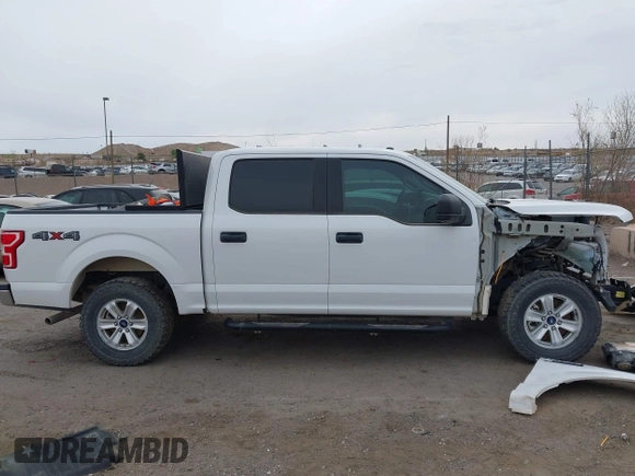 2018 Ford F-150 XL with VIN 1FTEW1E50JKE95093, listed as a IAAI auction lot 41944743 with 92,129 mi miles. Bid and sale history available at carsss.com. Image 14.