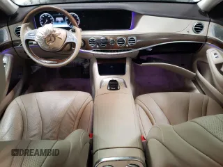 2015 Mercedes-Benz S 550 with VIN WDDUG8FB0FA077724, listed as a Copart auction lot 83636774 with 55,436 mi miles and Salvage Title. Bid and sale history available at carsss.com. Image 8.