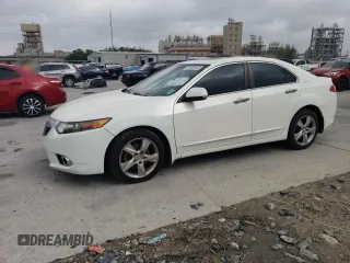 2012 Acura TSX Tech Pkg with VIN JH4CU2F68CC015243, listed as a Copart auction lot 51499165 with 229,779 mi miles and Salvage Title. Bid and sale history available at carsss.com. Image 1.