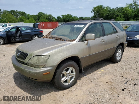 2000 Lexus RX 300 z VIN JT6GF10U4Y0069783, wystawiony jako Copart lot #55623115 z przebiegiem 120 521 mil mil oraz Czysty tytuł • Clean title. Historia ofert i sprzedaży dostępna na DreamBid. Obrazek 1.