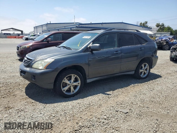 2006 Lexus RX 400h with VIN JTJHW31UX60012232, listed as a Copart auction lot 60121805 with 251,532 mi miles and Clean title. Bid and sale history available at DreamBid. Image 1.