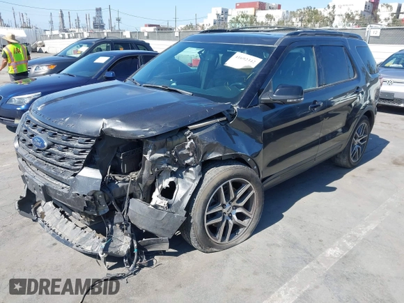 2017 Ford Explorer Sport with VIN 1FM5K8GT8HGD55687, listed as a IAAI auction lot 41692342 with Not provided miles and . Bid and sale history available at DreamBid. Image 2.