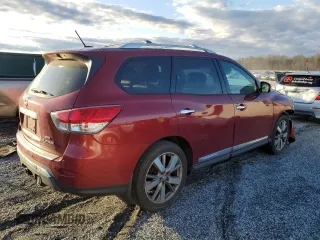 2014 Nissan Pathfinder Platinum with VIN 5N1AR2MM8EC727715, listed as a Copart auction lot 48992395 with 165,048 mi miles and Salvage title. Bid and sale history available at DreamBid. Image 3.