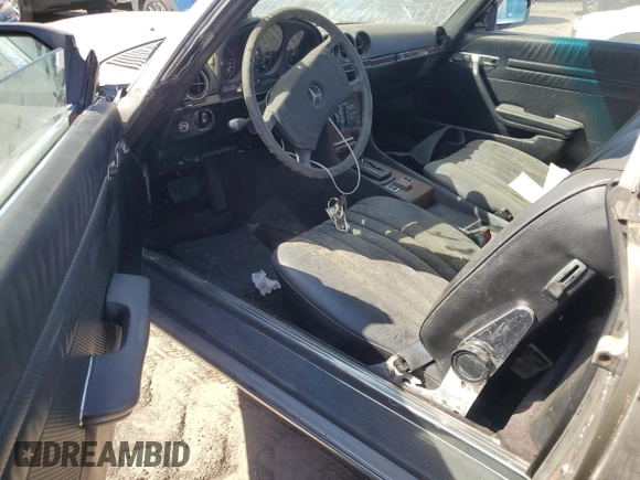 1979 Mercedes-Benz SL with VIN 10704412056845, listed as a Copart auction lot 74874294 with 148,200 mi miles and Salvage title. Bid and sale history available at DreamBid. Image 8.