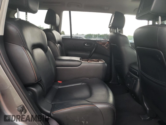 2017 Nissan Armada Platinum with VIN JN8AY2NF5H9303146, listed as a Copart auction lot 56524074 with 64,541 mi miles and Salvage Title. Bid and sale history available at carsss.com. Image 11.