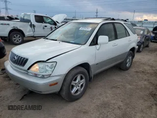 2003 Lexus RX 300 z VIN JTJHF10U930312488, wystawiony jako Copart lot #46572575 z przebiegiem 189 058 mil mil oraz Szkody całkowita. Historia ofert i sprzedaży dostępna na DreamBid. Obrazek 1.