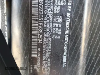 2015 BMW i8 z VIN WBY2Z2C51FV392594, wystawiony jako Copart lot #42561715 z przebiegiem Nie podano mil oraz Szkoda całkowita • Salvage title. Historia ofert i sprzedaży dostępna na DreamBid. Obrazek 14.