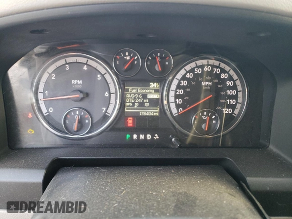 2012 Ram 2500 ST Power Wagon with VIN 3C6TD5CT0CG134079, listed as a Copart auction lot 44558805 with 178,404 mi miles and Clean Title. Bid and sale history available at carsss.com. Image 9.