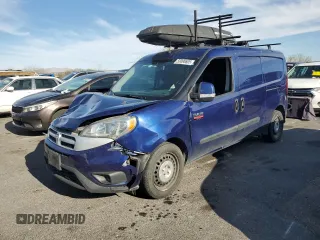 2015 Ram ProMaster City Cargo Tradesman SLT with VIN ZFBERFBT0F6953273, listed as a Copart auction lot 50090605 with 108,842 mi miles and Salvage Title. Bid and sale history available at carsss.com. Image 1.
