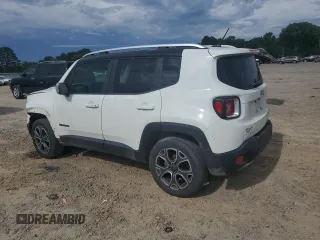 2017 Jeep Renegade Limited with VIN ZACCJBDB3HPE88030, listed as a Copart auction lot 60528245 with 101,606 mi miles and Salvage title. Bid and sale history available at DreamBid. Image 2.